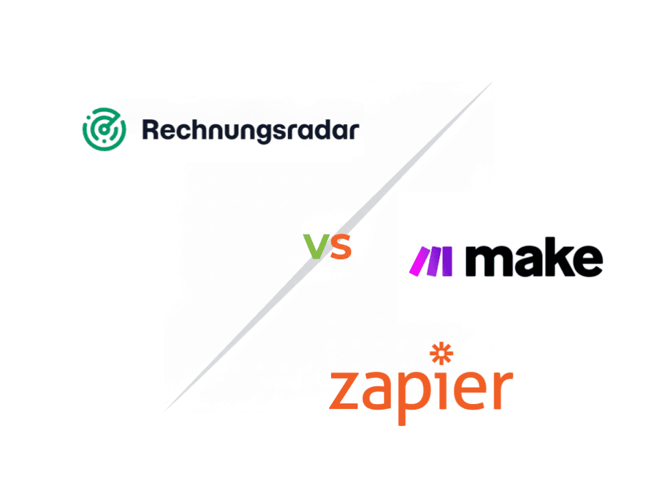Rechnungsradar vs. Zapier/Make: Spezialtool oder Automatisierungsplattform?