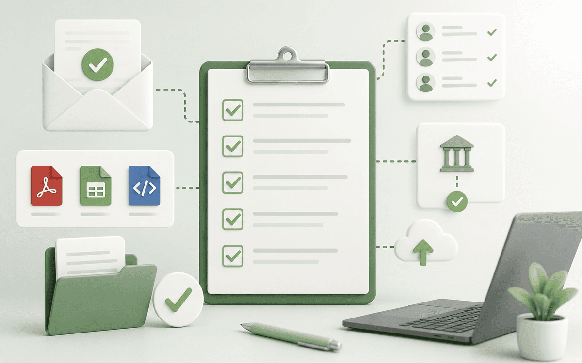 Rechnungseingang per E-Mail: Checkliste