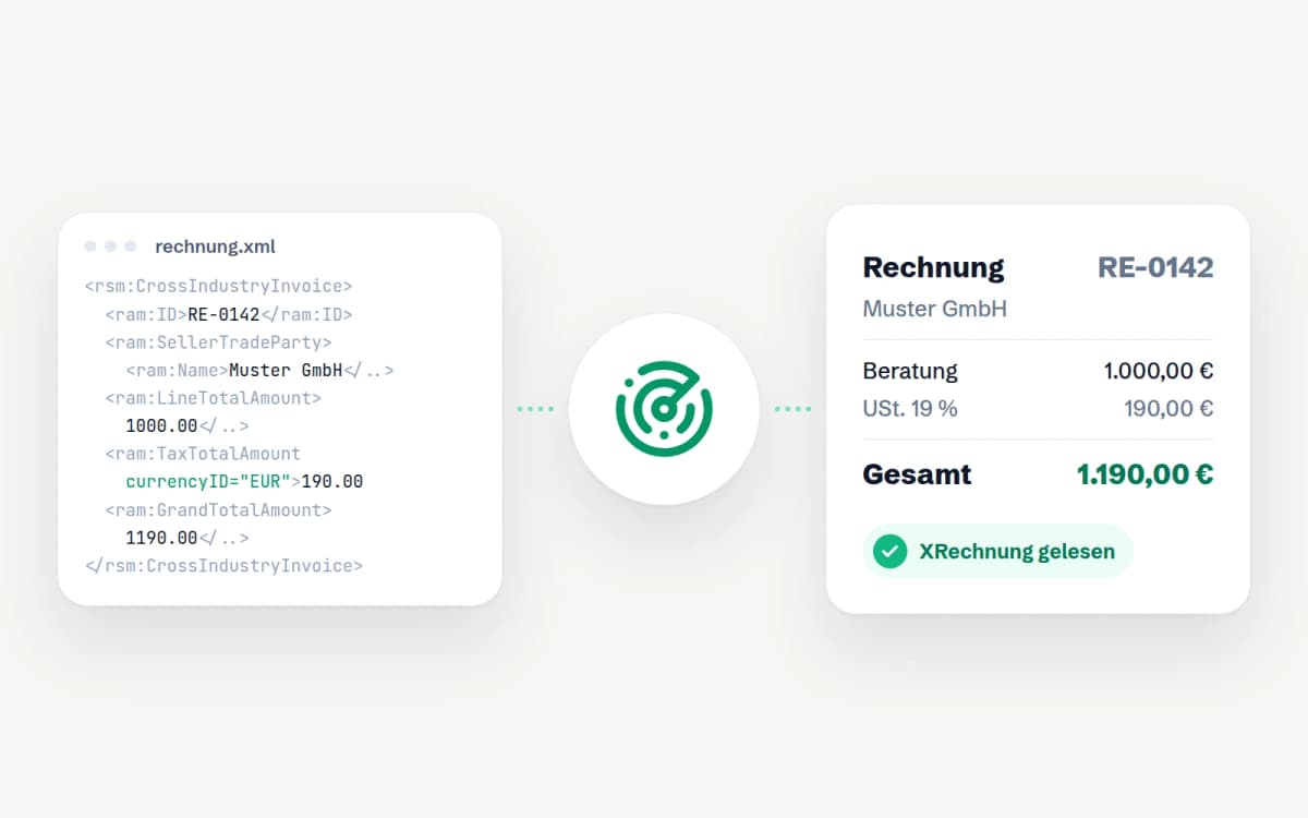 XRechnung öffnen: E-Rechnungen kostenlos lesen